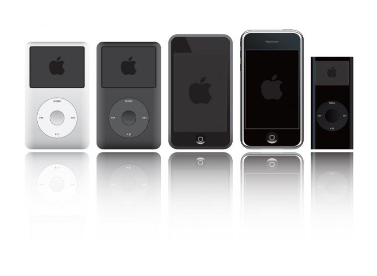 free vector IPod and iPhone Vector